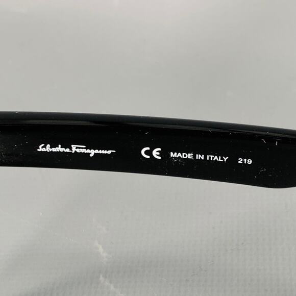 SALVATORE FERRAGAMO Black Acetate Sunglasses main image 4